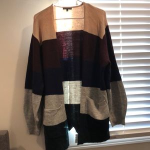 Multi Color Long Sleeve Cardigan